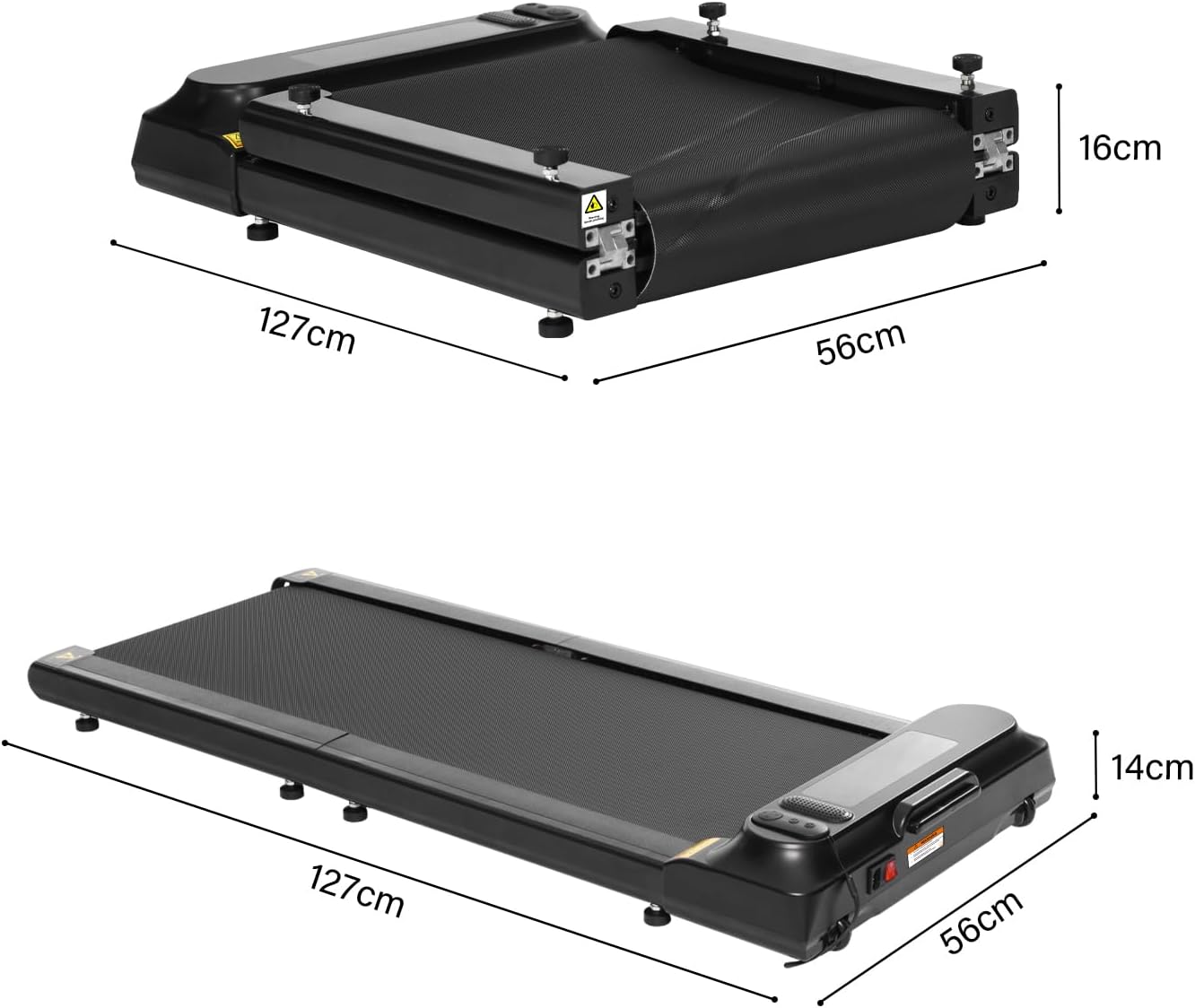 XEO HOME Foldable Walking Pad Treadmill with 180° Folding, Bluetooth Speaker, Remote & App Control, LED Display