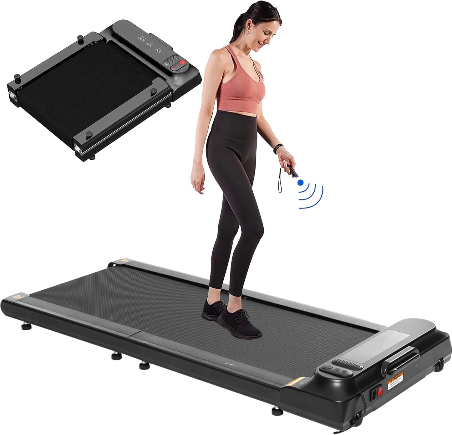 XEO HOME Foldable Walking Pad Treadmill with 180° Folding, Bluetooth Speaker, Remote & App Control, LED Display