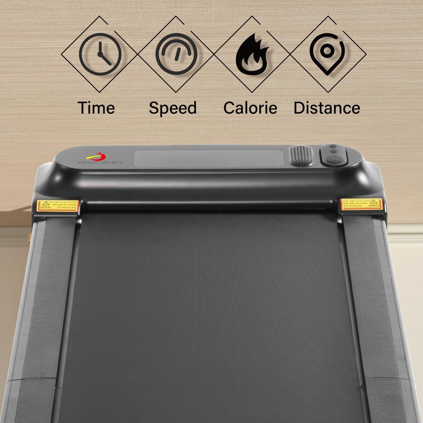 XEO HOME Foldable Walking Pad Treadmill with 180° Folding, Bluetooth Speaker, Remote & App Control, LED Display