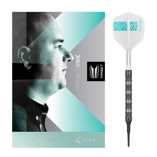 Target Darts Rob Cross 95K 95% Tungsten Soft Tip Darts